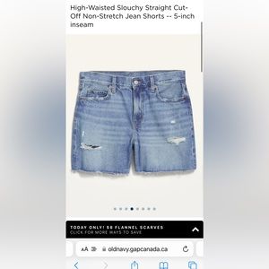 Old navy jean shorts